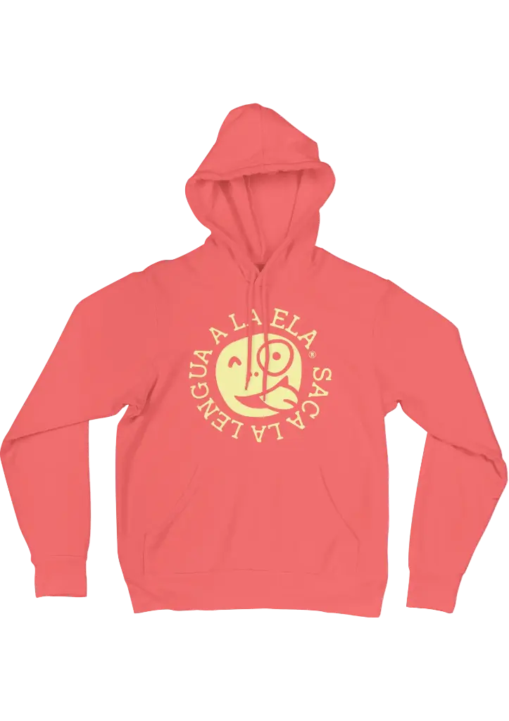 Sudadera CORAL logo amarillo