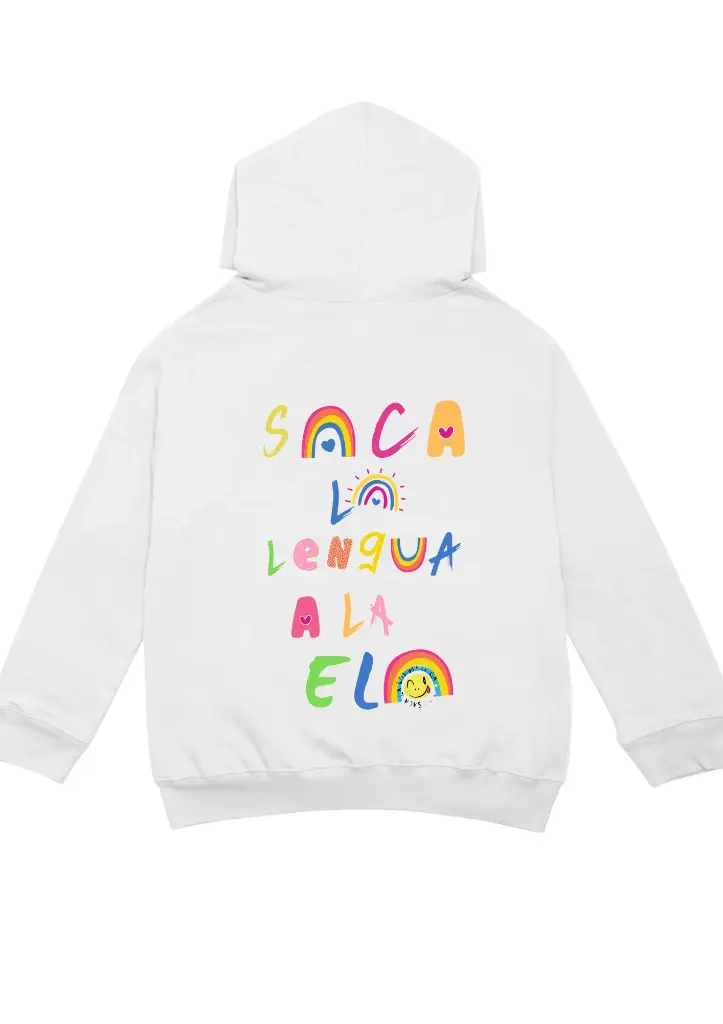 Sudadera BLANCA Rainbow